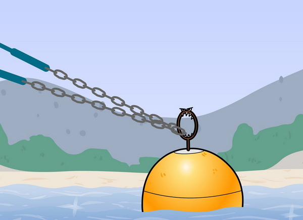 Floating Buoys Chain