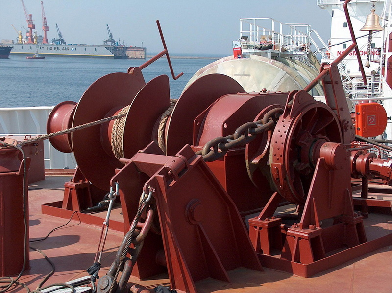 Anchoring Equipment in Red